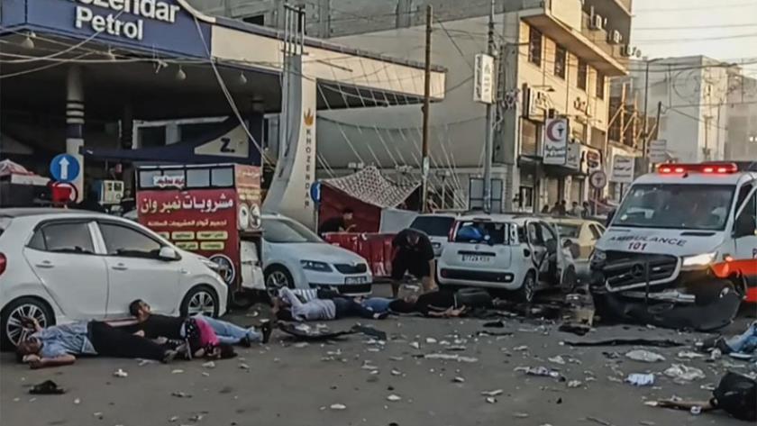 Iranpress: شهداء وجرحى في هجوم جيش الاحتلال على مستشفى الشفاء بقطاع غزة