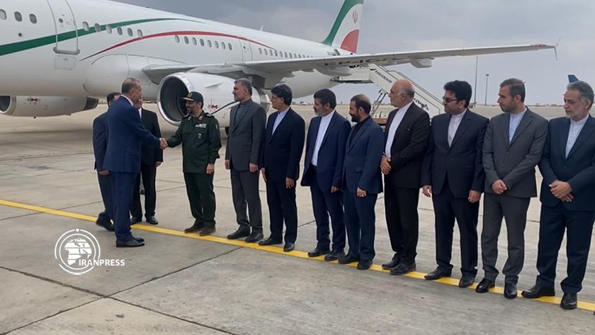 Iranpress: وزير الخارجية الايراني يصل الى دمشق + فيديو