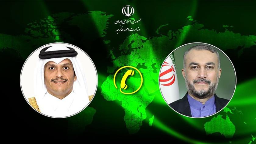 Iranpress: وزيرا خارجية إيران وقطر يبحثان آخر التطورات في فلسطين المحتلة