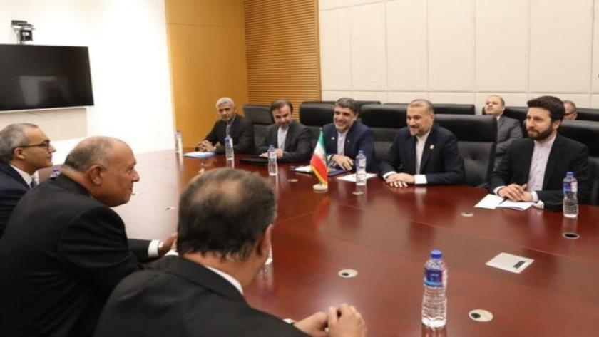 Iranpress: وزيرا خارجية إيران ومصر يؤكدان على تعزيز العلاقات الثنائية 