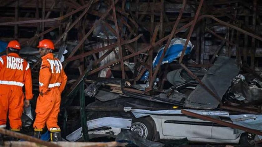 ایران برس: 12 قتيلاً و60 جريحاً بانهيار لوحة إعلانية في الهند