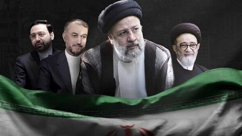 Iranpress: غداً.. مراسم وداع شهداء حادث تحطّم مروحية الرئيس الإيراني في تبريز