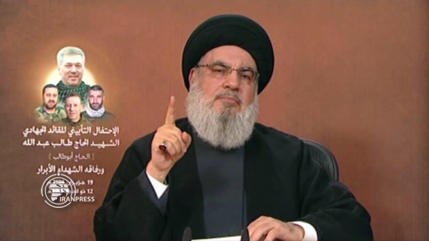 Iranpress: السيد حسن نصرالله : الكيان الصهيوني يلهث خلف نصر كاذب لا حقيقة له في قطاع غزة