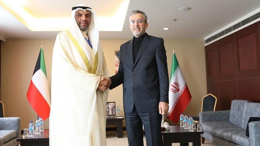 Iranpress: باقري يلتقي وزير الخارجية الكويتي على هامش منتدى الحوار الآسيوي