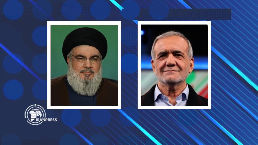 ایران برس: بزشكيان للسيد نصر الله: دعم المقاومة سيستمر بكل قوة
