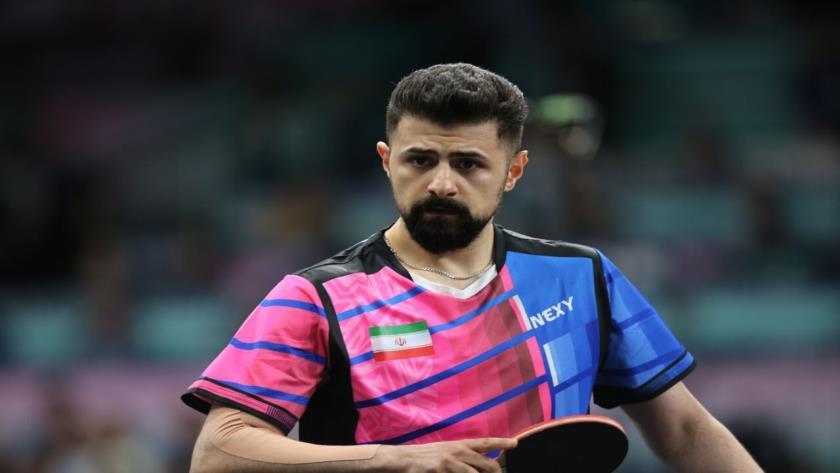 Iranpress: أولمبياد باريس 2024 - نيما عالميان يهزم أمام نظيره التايواني في تنس الطاولة