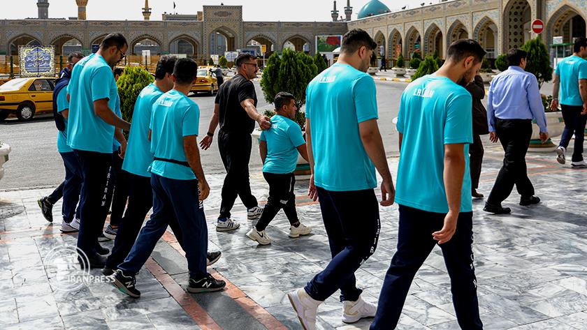 Iranpress:  الألعاب البارالمبية باريس؛ تشييع البعثة البارالمبية الإيرانية من المرقد الرضوي 