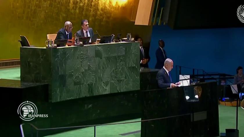 ایران برس: انسحاب عدد من الوفود من قاعة الجمعية العامة للأمم المتحدة خلال كلمة الإرهابي نتنياهو