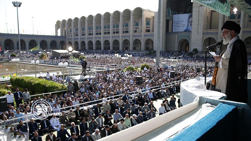 ایران برس: كلمة قائد الثورة الإسلامية باللغة العربية في صلاة الجمعة بطهران