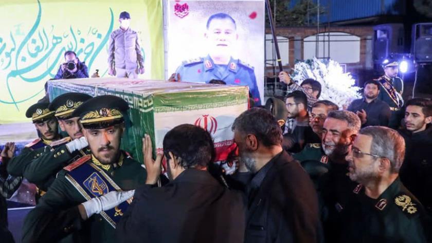 ایران برس: مراسم تشييع جثمان الشهيد نيلفروشان في طهران