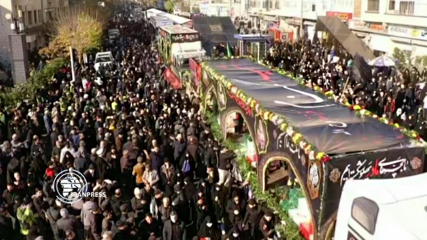 ایران برس: تشييع رفات 300 شهيد مجهول الهوية من فترة الدفاع المقدس