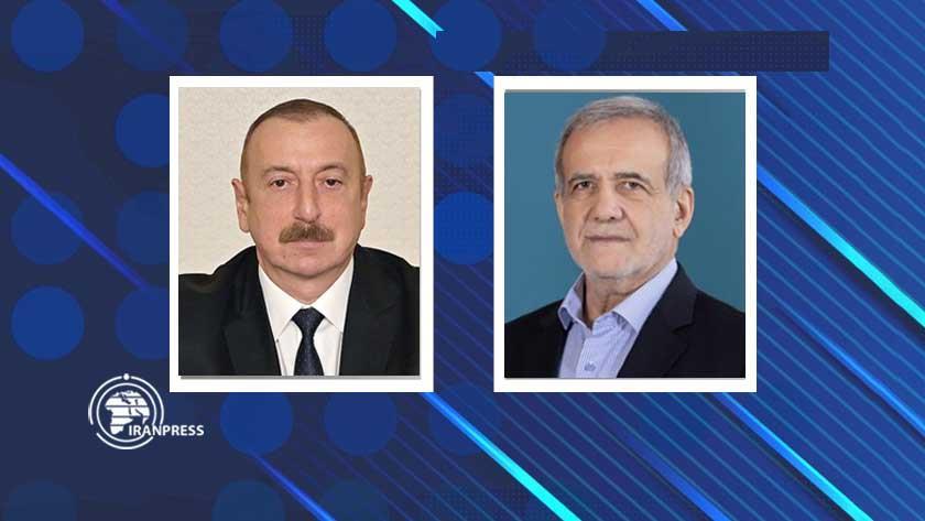 Iranpress: بزشكيان يعزي رئيس جمهورية أذربيجان