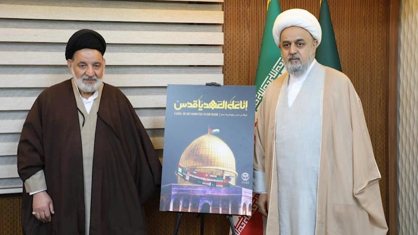 Iranpress: الكشف عن ملصق يوم القدس العالمي بشعار ‘إنا علی العهد یا قدس’