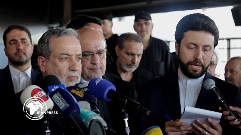 Iranpress: وزير الخارجية الإيراني يختتم زيارته إلى لبنان بزيارة ضريح الشهيد نصر الله + فيديو