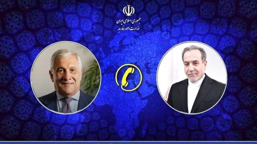 Iranpress: وزير الخارجية الإيراني يتلقى اتصالًا هاتفيًا من نظيريه الإيطالي والكويتي