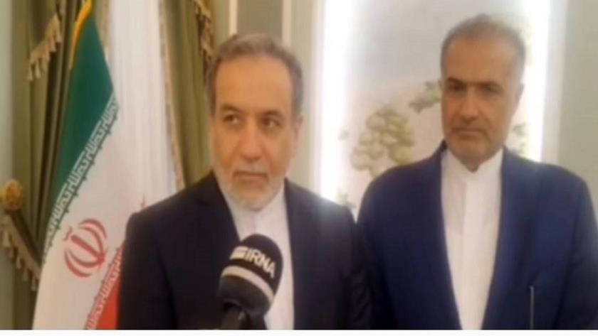 Iranpress: تصريحات وزير الخارجية الإيراني بعد لقاءه الرئيس الروسي
