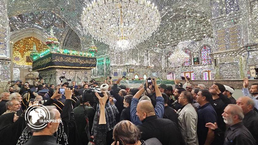 ایران برس: تشييع جثمان اللواء الشهيد غيب برور في مرقد شاهجراغ (ع)