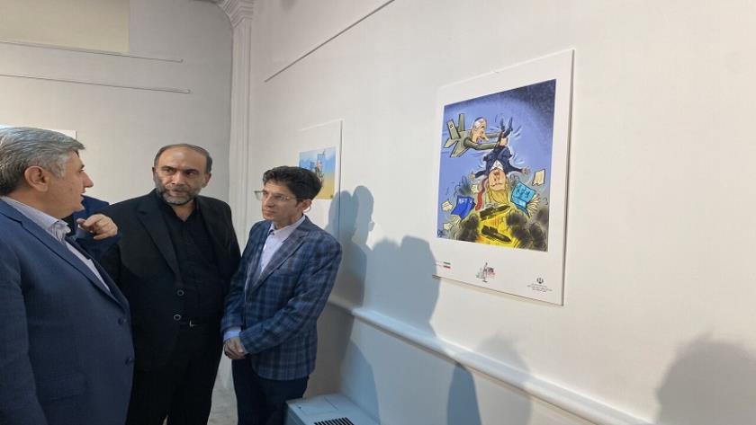 Iranpress: افتتاح المعرض الدولي للكاريكاتير في تبريز
