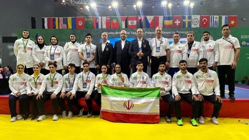 Iranpress: إيران وصيفاً لبطولة العالم في الووشو بـ10 ميداليات