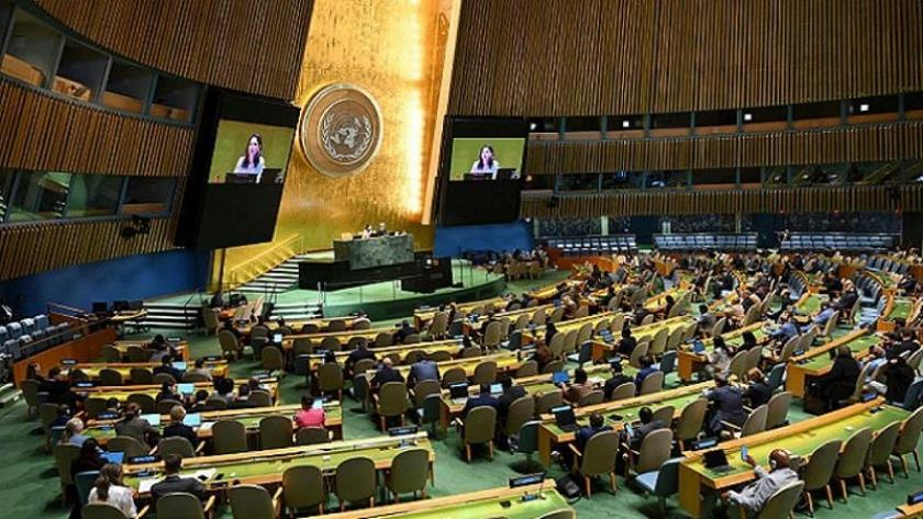 ایران برس: الجمعية العامة للأمم المتحدة تعتمد "إعلان نيويورك" لتشكيل الدولة الفلسطينية 