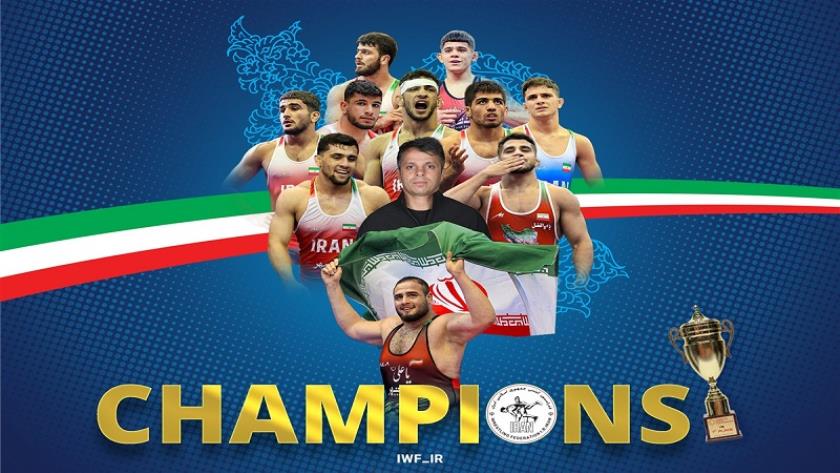 ایران برس: إيران تتوج بطلة العالم في المصارعة الرومانية لفئة تحت 23 عامًا