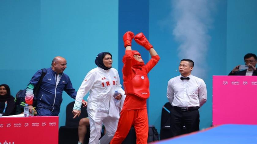 ایران برس: الإيرانية ’’سارا شفيعي‘‘ تحصد ذهبية الووشو في ألعاب التضامن الإسلامي بالرياض