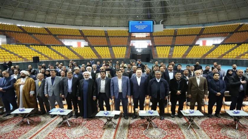 Iranpress: افتتاح قاعة الشهيد رئيسي بسعة 6500 متفرّج في مشهد
