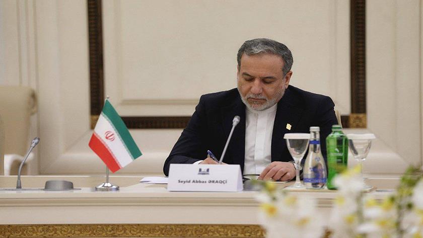 Iranpress: وزير الخارجية الإيراني يلتقي رئيسة البرلمان الأذربيجاني في باكو