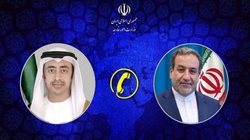 Iranpress: محادثة هاتفية بين وزيري اللخارجية الإيراني والإماراتي حول الأزمة اليمنية