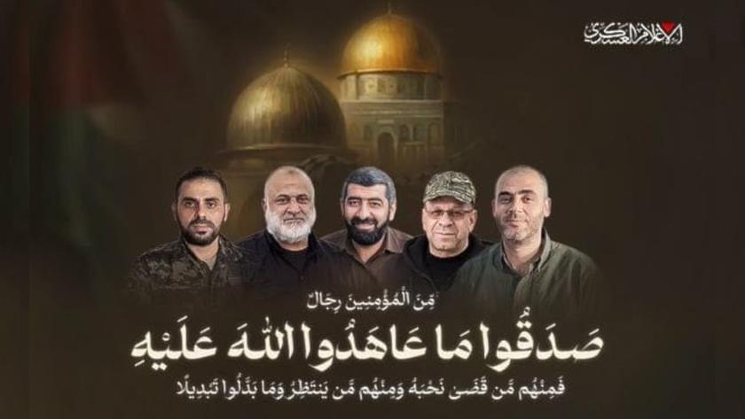 ایران برس: كتائب القسام تنعى خمسة من قادتها بينهم محمد السنوار وأبو عبيدة