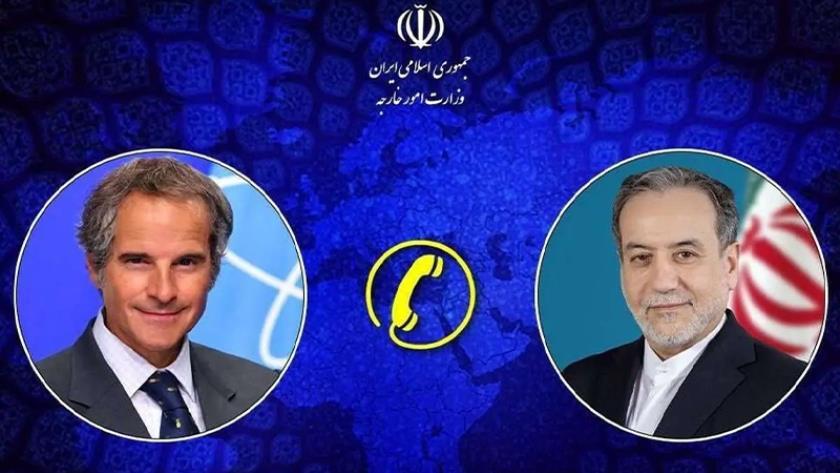 Iranpress: اتصال هاتفي لمدير عام الوكالة الدولية للطاقة الذرية مع عراقجي
