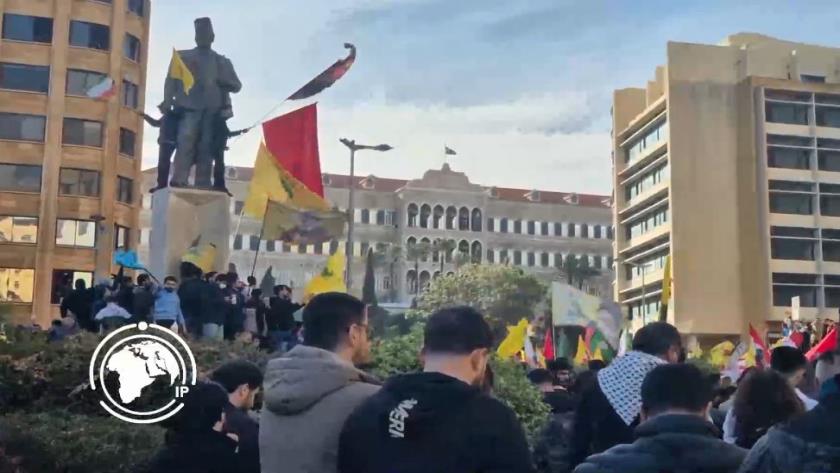 Iranpress: اعتصام فی بیروت يتواصل لليوم الثالث رفضًا للتفاوض مع العدو الإسرائيلي+ فيدیو