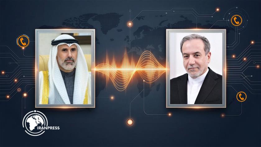 Iranpress: محادثة هاتفية بين وزيري الخارجية الإيراني والكويتي بشأن التطورات الإقليمية