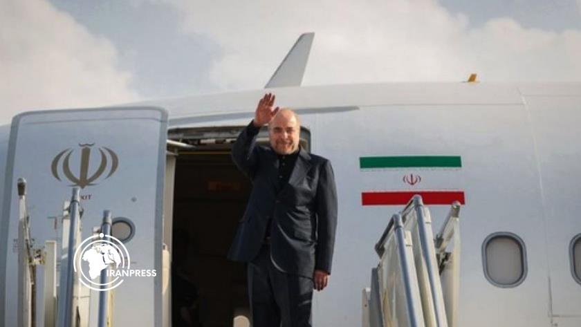 ایران برس: قاليباف يصل إلى باكو