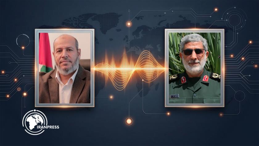 Iranpress: اللواء قاآني في رسالة تهنئة إلى الحية: الكيان الصهيوني لم ينجح في وقف المقاومة