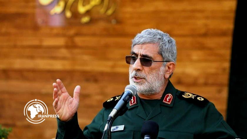 ایران برس: العميد قاآنی: قضية فلسطين حيَّةٌ لا تتغيّر