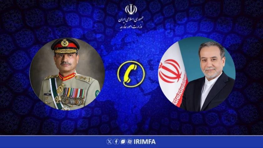 ایران برس: اتصال هاتفي بين وزير الخارجية الإيراني وقائد الجيش الباكستاني