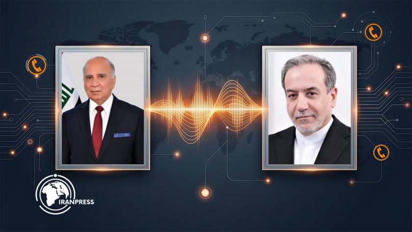 Iranpress: مباحثات هاتفية بين وزيري خارجية إيران والعراق حول التطورات الإقليمية وملف اليمن