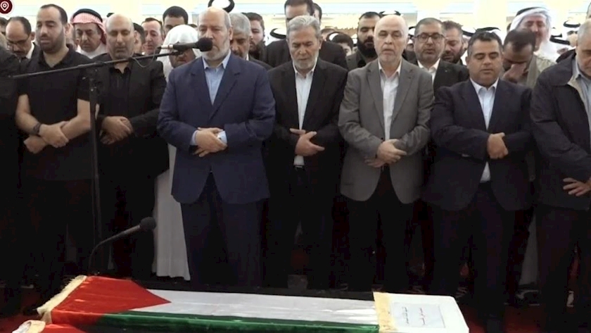 ایران پرس: پیکر شهید اسماعیل هنیه در دوحه تشییع شد