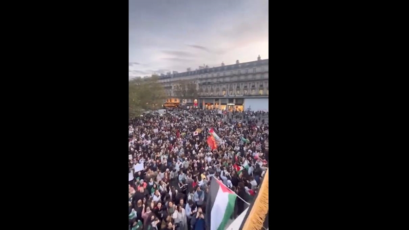 Iranpress: حمله پلیس فرانسه به تجمع ضد صهیونیستی در پاریس