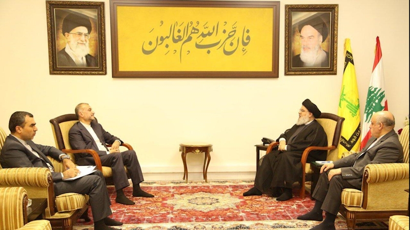 Iranpress: امیرعبداللهیان با سیدحسن نصرالله دیدار کرد