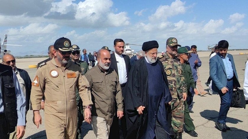 ایران پرس: بازدید رئیس جمهور از مناطق سیل زده شهر نگور در سیستان و بلوچستان 