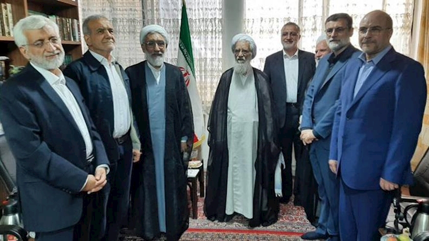 ایران پرس: دیدار نامزدهای ریاست جمهوری با رئیس مجلس خبرگان رهبری