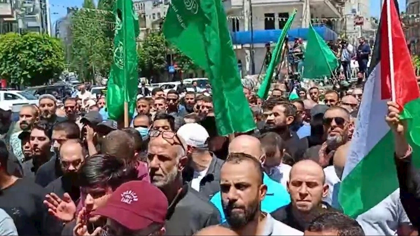 Iranpress: تظاهرات حامیان مقاومت در محکومیت ترور«اسماعیل هنیه»