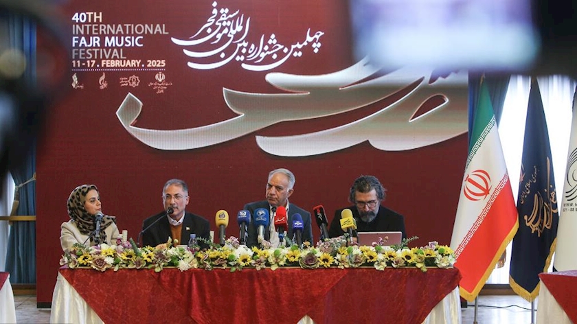 Iranpress: تصاویر نشست خبری چهلمین جشنواره موسیقی فجر 