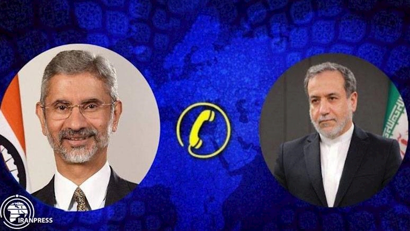 Iranpress: گفتگوی تلفنی وزرای امور خارجه جمهوری اسلامی ایران و هند