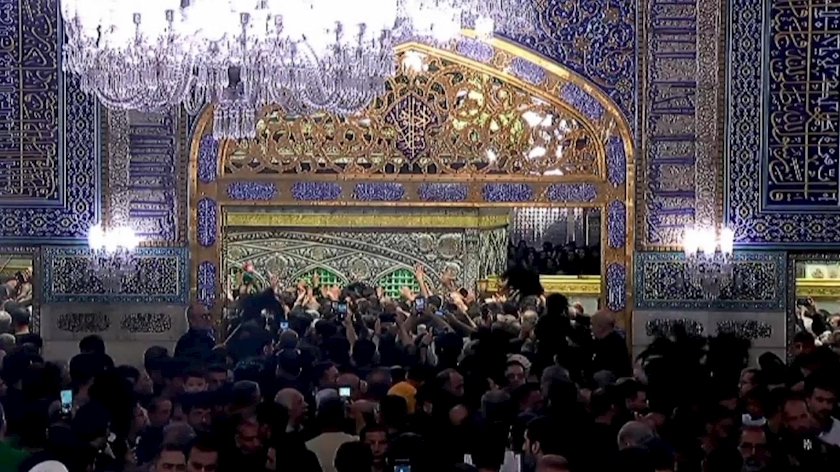 ایران پرس: حرم مطهر رضوی میعادگاه سوگواران شهادت امام رضا (ع)
