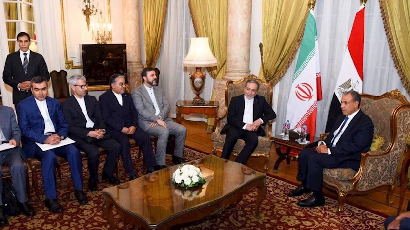 Iranpress: دیدار و گفتگوی وزرای خارجه ایران و مصر در قاهره
