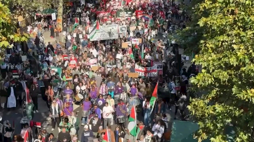 Iranpress: درخواست حامیان فلسطین برای محاکمه مقامات رژیم صهیونیستی