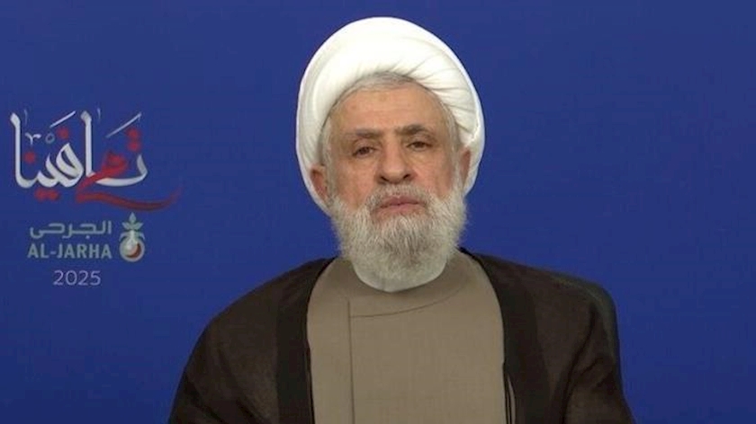 Iranpress: شیخ نعیم قاسم: پیروان سید حسن نصرالله، در مسیر امام خامنه‌ای و مقاومت ایستاده‌اند